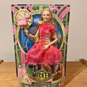 2024 MATTEL Wicked Movie Glinda Fashion Doll URL MISPRINT Recall Brand New